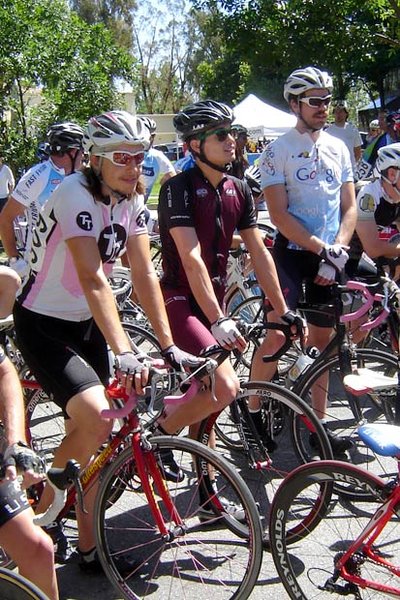 Jon and his BMC getting ready for Category 4 race