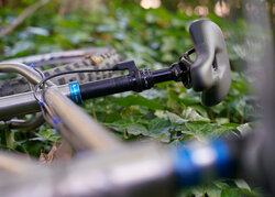 More blue accents on Sal's TCO titanium bike