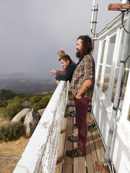 Oak Flat Fire Lookout Tower Overnight