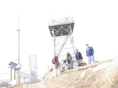 Oak Flat Fire Lookout Tower Overnight