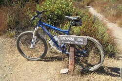 Pivot Mach 4 on Backbone Trail in Topanga