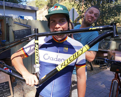 Josue picks up a sweet Ritchey frame for his next bike project
