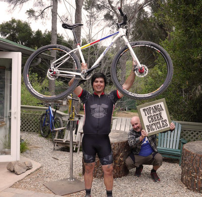 Jossue is very happy with his new Salsa El Mariachi Single Speed