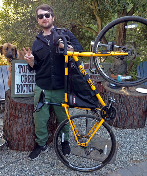 Carlton is ready to go bikepacking on the new Fargo