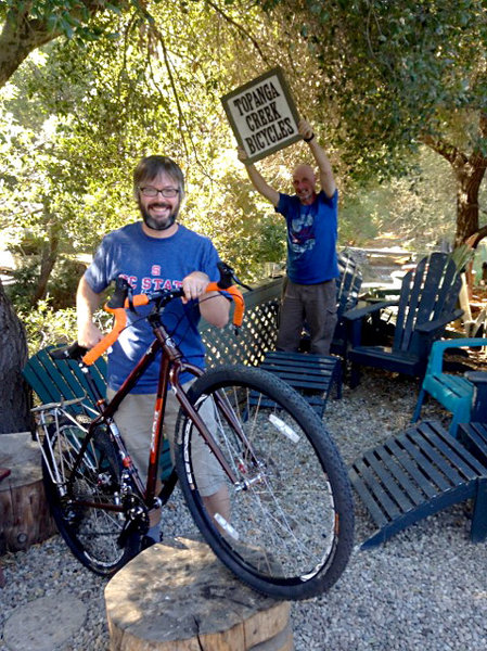 John is ready for some great adventures on his new Salsa Fargo!