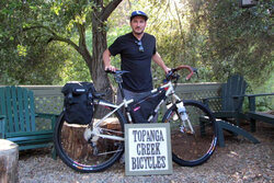 Sean is ready for some serious commuting over the State Park on the Fargo