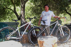 Steve and his new Salsa Titanium Fargo