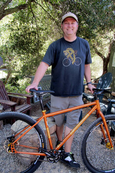 Ken got one of the limited edition Salsa El Mariachi Single Speed
