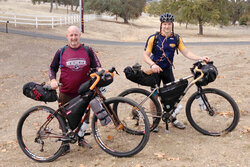 Chris and Steve on a 4-day 180-mile Fargo adventure