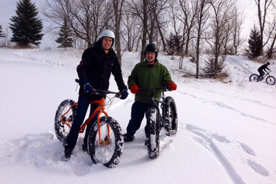 Chris and Ryan test out more fun fat bikes at Frost Bike