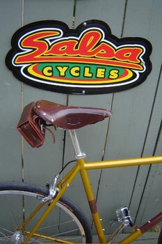 Salsa Casseroll with Brooks B-17 saddle and Tool Roll