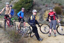 Bike ride in Topanga State Park with the Salsa rep visiting from Minneapolis