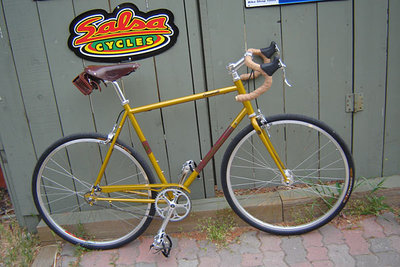 One of the best looking Salsa Casseroll out there with brown Brooks saddle