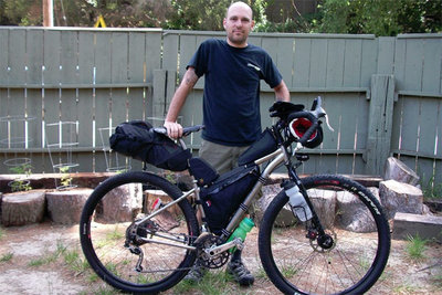 Good luck to Errin who's racing in Tour Divide, a 2,745-mile race from Canada to Mexico