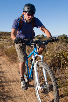 Riding in Topanga State Park with Salsa El Mariachi