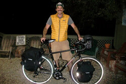 Neal's fully loaded Vaya is ready to travel the world