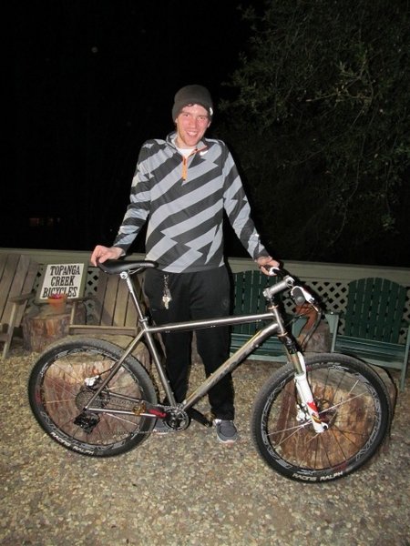 Joey's awesome custom Salsa Titanium Ala Carte