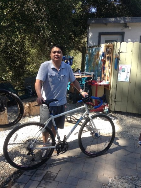 Ryan will see lots of milesage on his new Salsa Vaya 2