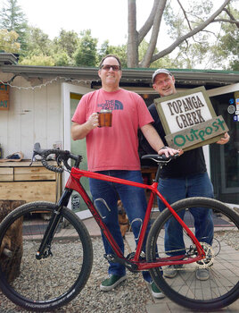 Our favorite Sheriff Chuck will be cruising in Catalina Island on his new carbon Salsa Cutthroat