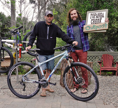 Kit is local in Topanga. He rode the Salsa El Mariachi and fell in love with it.