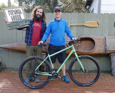 This Salsa Fargo modified with Jones H-Bar is perfect for Ray