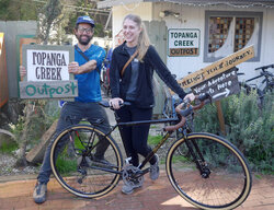 Jessica is ready for some fun rides around Los Angeles on her new Salsa Vaya