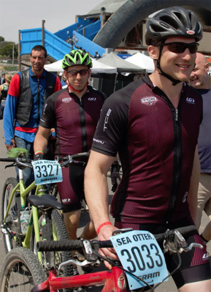 Joshua and Steve at Sea Otter Classic in Monterey, CA