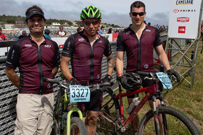Max, Joshua and Steve at Sea Otter Classic in Monterey, CA