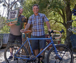 Lu will be going backpacking and have fun trips in the backcountry with his new Disc Trucker