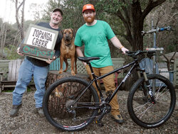 James wants to do some mountain biking and perhaps some adventures. This Surly Karate Monkey was the right choice.