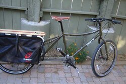 Surly Big Dummy with Xtracycle attachment