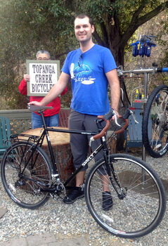 The Cross Check is a great match for Chase. The Brooks Cambium saddle turned the bike into a showpiece