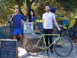 Kevin gets a shiny bright green Surly Cross Check