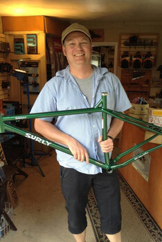 Ken is about to start a custom build with the new Surly Krampus