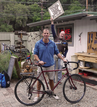 Adam picks up his Surly Disc Trucker