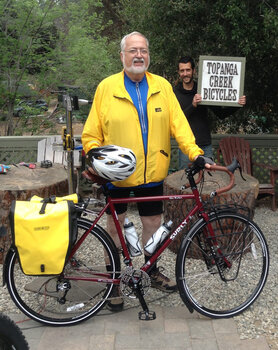 Dennis is getting back to riding with his new Disc Trucker