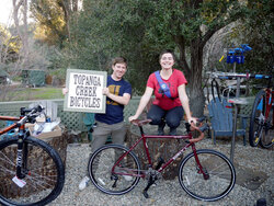 A Disc Trucker with matching Brooks saddle and bar tape is exactly what Olive wanted