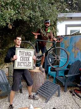 Cedrick's Surly Disc Trucker is great for his trip down to Mexico