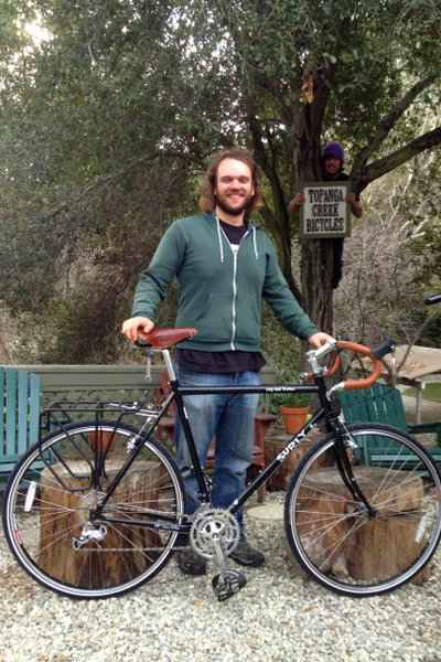 Harrison will have fun riding from SF to LA on his new Surly LHT