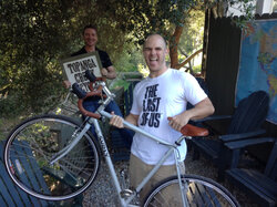 Carson is very excited about his new Surly Long Haul Trucker