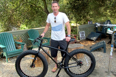 David will have fun on the beaches of Malibu with his Surly Pugsley