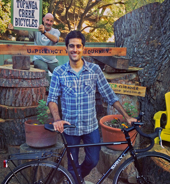 Ravi will have many great adventures with his new Surly Straggler