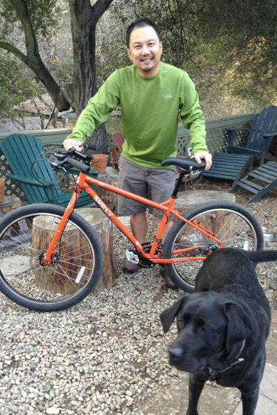 Ron will be patrolling the Santa Monica Mountains on his new Surly Troll