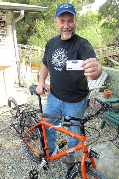 John's new custom Surly Troll with Ted Trailer will replace his car
