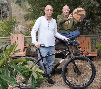This Surly Bridge Club with a front rack is ready to ride