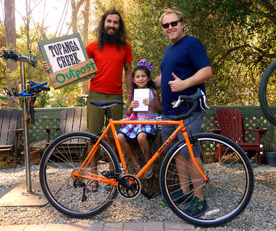 The brand new orange Surly Cross-Check is a great choice for Kevin