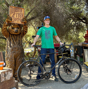 Shreddy the Teddy made a special appearance to help Dale pick up his Disc Trucker