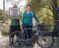 Rachel is ready for lots of types of riding with her Surly Disc Trucker