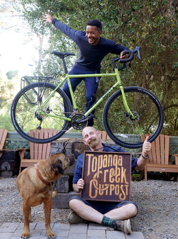 We love to bring joy to people. He's super stoked with his new Disc Trucker