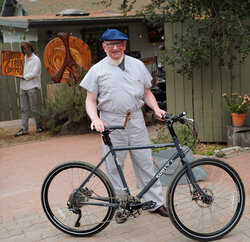 The Surly Disc Trucker is a tried and true touring bike. Mark will enjoy it for years to come.